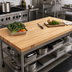Thumbnail image #2 for Boos Block Blended Edge Grain Maple Kitchen Countertop, 48 x 36 x 1-1/2 Inch, Varnique Finish