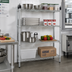 Thumbnail image #2 for EagleGard Quad-Adjust 4-Tier Stationary Wire Shelving Starter Unit, 48W x 18D x 74H