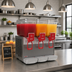 Thumbnail image #2 for Trento Ugolini Arctic Deluxe 3-Bowl Countertop Chilled Juice Dispenser, 5.3 Gallon Bowls, 115V