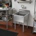 Thumbnail image #2 for Sapphire Manufacturing SMS1818 1-Compartment Stainless Steel Commercial Sink with 18