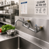 Thumbnail image #2 for Wall-Mount Swivel Pantry Mixing Faucet with 8-Inch Adjustable Centers and 9-Inch Swing Nozzle