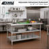 Thumbnail image #2 for Eagle Group Adjustable Galvanized Undershelf for 48 x 24-Inch Work Tables