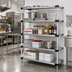 Thumbnail image #2 for Quantum 5-Shelf Solid Shelving Starter Kit, 48