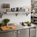 Thumbnail image #2 for MetroMax i 72-Inch x 18-Inch Blue Vented Polymer Shelf with Open Grid Mat and Microban