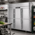 Thumbnail image #2 for Victory UltraSpec Extra-Wide Three-Section Reach-In Freezer with Solid Half Doors, Standard Depth