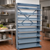 Thumbnail image #2 for Quantum Sloped Single-Sided Steel Pick Rack with 8 Shelves, 36 x 12 x 63.5 Inches