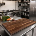 Thumbnail image #2 for John Boos Boos Block WALKCT-BL7225-O American Black Walnut Edge-Grain Kitchen Countertop, 72 x 25 x 1-1/2 in, Oil Finish, No Backsplash