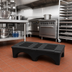 Thumbnail image #2 for Black Polyethylene Dunnage Rack, 48 x 36 x 12 Inches, 3,500 lb. Capacity