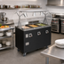 Thumbnail image #2 for Vollrath 2-Series Affordable Portable Deluxe 4-Well Mobile Hot Food Station with Breath Guard