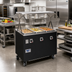 Thumbnail image #2 for Vollrath 2-Series Affordable Portable Deluxe 4-Well Mobile Hot Food Station with Breath Guard
