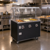 Thumbnail image #2 for Vollrath 2-Series Affordable Portable Deluxe 4-Well Mobile Hot Food Station with Breath Guard