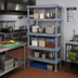 Thumbnail image #2 for Quantum Millenia 5-Shelf Stationary Polymer Shelving Starter Unit, 24