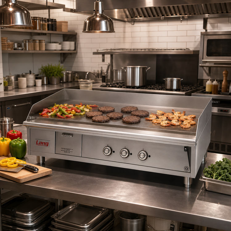 Product image #2 for Lang Marine Heavy Duty Electric Countertop Griddle, 60-Inch x 23-Inch Cooking Surface