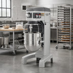 Thumbnail image #2 for Hobart Food Machines - Mixers HL400-2 40-Quart Floor Planetary Mixer, 3-Speed, 20-Minute Timer, #12 Hub, Unit Only