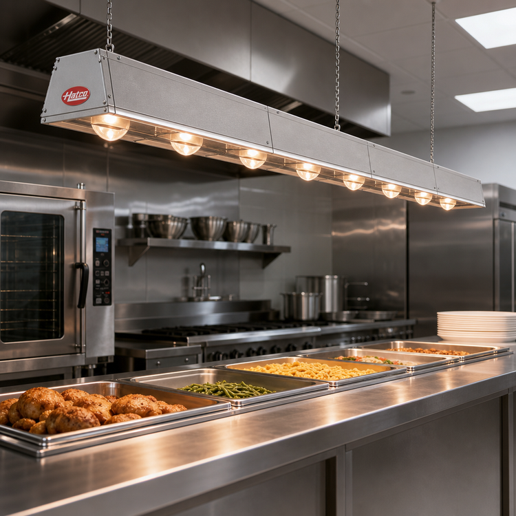 Product image #2 for Hatco Glo-Ray 120-Inch Lighted Infrared Strip Heater, Aluminum, 4 kW