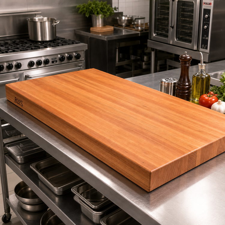 Product image #2 for Boos Block American Cherry Edge Grain Kitchen Countertop, 48 x 32 x 3 Inches, Varnique Finish