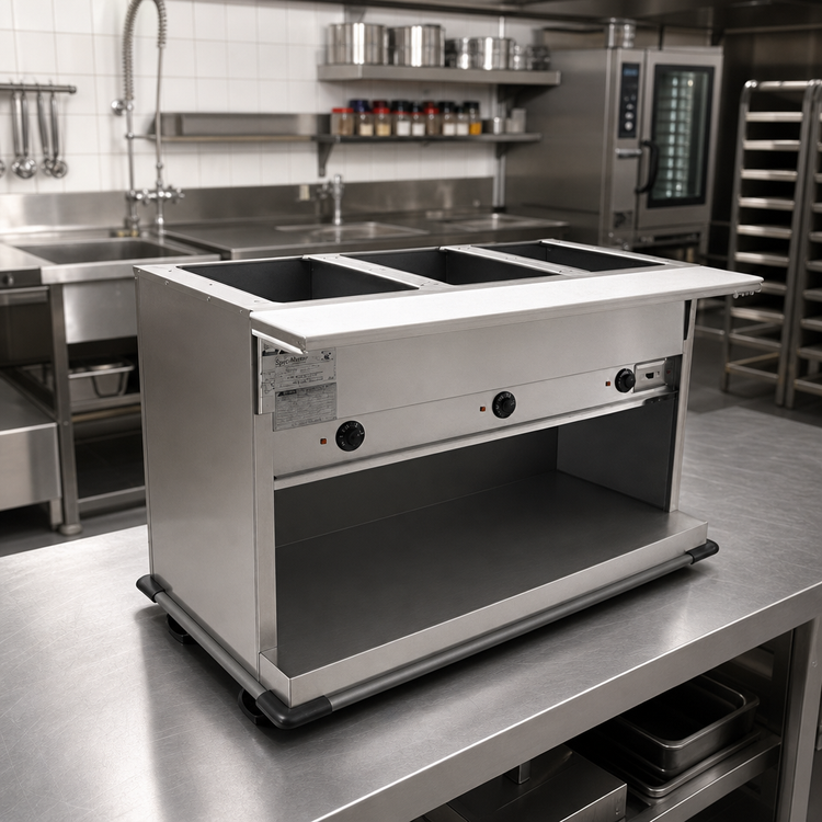 Product image #2 for Spec-Master Portable Electric Hot Food Table with 2 Open Wells, 208V