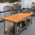Thumbnail image #2 for Boos Block American Cherry Edge Grain Kitchen Countertop, 120 x 32 x 1-1/2 Inch, Penetrating Oil Finish
