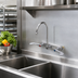 Thumbnail image #2 for T&S Brass B-1147-04-CR Wall-Mount Workboard Mixing Faucet with 5-3/4