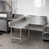 Thumbnail image #2 for John Boos Pro-Bowl L-Shaped Clean Corner Dish Table, 60