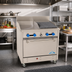 Thumbnail image #2 for Comstock-Castle 36-Inch Commercial Gas Range with 18-Inch Griddle, 18-Inch Char-Broiler, and Extra-Wide Oven