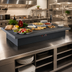 Thumbnail image #2 for Hatco Glo-Ray Simulated Stone Built-In Rectangular Heated Shelf, 37-5/8 x 19-5/8 x 2-1/4 Inch, 120V