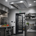 Thumbnail image #2 for Berner Architectural Recessed 16 84-Inch Electric Heated Air Curtain, 2 x 1 HP, 1-Phase, 11 kW