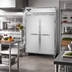 Thumbnail image #3 for Continental Refrigerator Designer Line D2FSNSA Two-Section Shallow Depth Reach-In Freezer