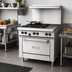 Thumbnail image #2 for Garland US Range U Series 36-Inch Gas Restaurant Range with 2 Open Burners, 24-Inch Griddle, and Standard Oven
