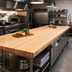 Thumbnail image #2 for John Boos Boos Block Maple Edge Grain Kitchen Countertop, 96 x 42 x 3 Inch, Varnique Finish