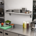 Thumbnail image #2 for Eagle Snap-n-Slide 48-Inch Wall-Mounted Shelf with V Marine Front Edge, 15-Inch Deep, 16/430 Stainless Steel
