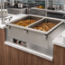 Thumbnail image #2 for Vollrath Two-Well Electric Hot Food Drop-In with Marine-Grade Wells and Manifold Drain