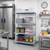 Thumbnail image #2 for MetroMax Q Add-On Polymer/Wire Shelving Unit, 36