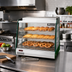 Thumbnail image #3 for Migali Competitor Series Countertop Heated Food Display Case with Sliding Glass Doors, 26.5 Inch, 3.3 Cu. Ft.