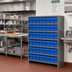 Thumbnail image #2 for Quantum Closed Heavy-Duty Wire Shelving Unit with 45 Bins, 36 x 18 x 39 Inches