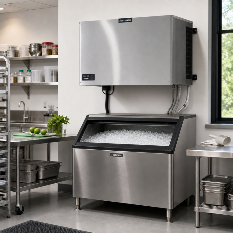 Product image #2 for Scotsman Prodigy ELITE MC1448MR-3 Remote Modular Medium Cube Ice Machine, 1,357 lb/24 Hr