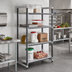 Thumbnail image #2 for Cambro Camshelving Elements XTRA 4-Tier Stationary Starter Shelving Unit, 21