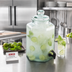 Thumbnail image #2 for Cal-Mil Single Hexagon Glass Infusion Beverage Dispenser with Spigot and Lid, 2 Gallon