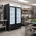 Thumbnail image #2 for Kelvinator Commercial 2-Section 48 Cu. Ft. Glass Door Reach-In Freezer Ice Cube Merchandiser