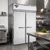Thumbnail image #2 for Continental Refrigerator Designer Line Two-Section Extra-High Roll-In Freezer with Stainless Steel Interior and Exterior