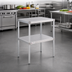 Thumbnail image #2 for New Age Modular Stationary Aluminum Equipment Stand, 24 in. W x 18 in. D x 36 in. H, with 2 Adjustable Solid Shelves