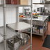 Thumbnail image #2 for Metro Super Erecta 30 in. x 21 in. Solid Flat Stainless Steel Shelf with Raised Ship's Edge