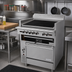 Thumbnail image #2 for Garland Cuisine Series 36-Inch Heavy Duty Natural Gas Charbroiler Range with Convection Oven