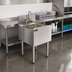 Thumbnail image #3 for Top Shelf TS Series 18-Inch Freestanding Underbar Wet Waste Sink Unit with 6-Inch Backsplash
