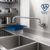 Thumbnail image #2 for T&S Brass B-0210-060X Single-Temperature Wall-Mount Pantry Faucet with 8-Inch Swing Nozzle