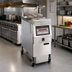 Thumbnail image #2 for Henny Penny 1-Well Floor Model Gas Open Fryer with Built-In Oil Filtration