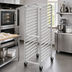 Thumbnail image #2 for Channel Manufacturing Economy All-Welded Aluminum Bun Pan Rack with 5-Inch Swivel Casters, 30-Pan Capacity