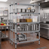 Thumbnail image #2 for EAGLEbrite Quad-Adjust 4-Tier Wire Shelving Starter Unit, 72W x 24D x 74H, Zinc Finish