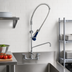 Thumbnail image #2 for EasyInstall Wall-Mount Pre-Rinse Unit with Add-On Faucet, 14-Inch Swing Nozzle and 0.65 GPM Spray Valve