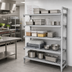 Thumbnail image #3 for Cambro Camshelving Premium 5-Tier Vented Add-On Polymer Shelving Unit, 24